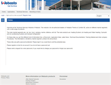 Tablet Screenshot of dealers.webasto.com